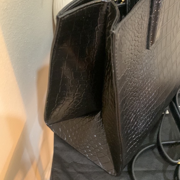 Kurt Geiger London Croc Embossed Leather Tote Bag - Picture 6 of 17